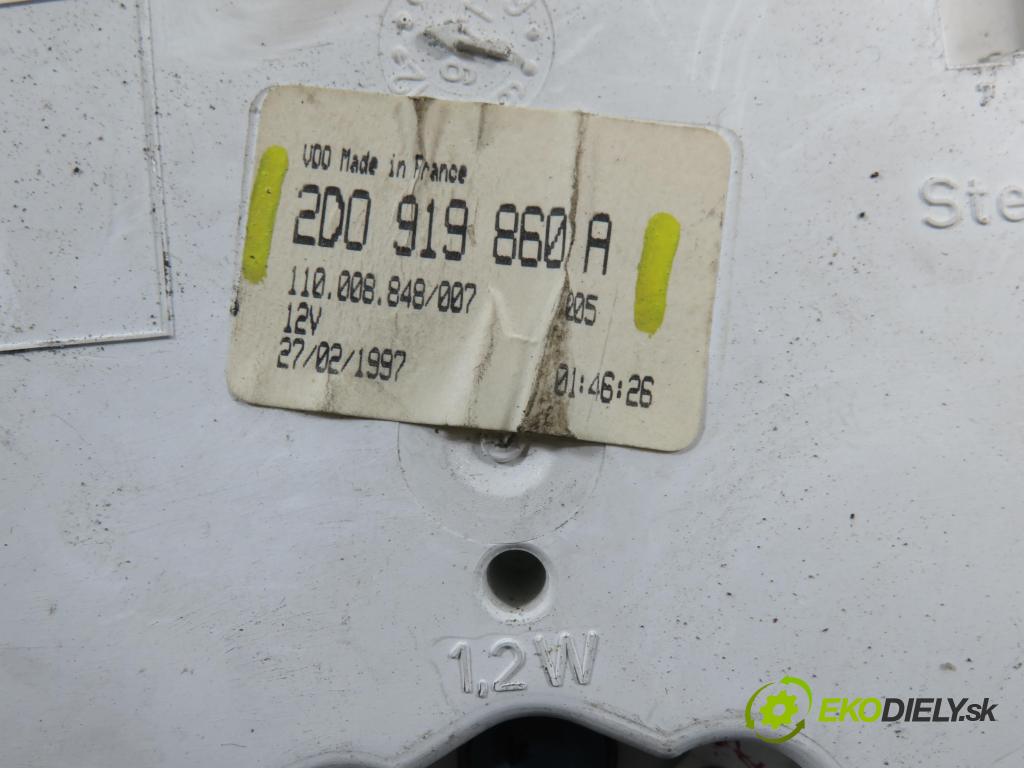 VW LT 28-46 II Platforma / podwozie (2DC, 2DF, 2DG, 2DL, 2DM) KABINA/PLATFORMA 1999 75,00 2.5 TDI - AHD 2461,00 prístrojovka elektrický 2D0919860A