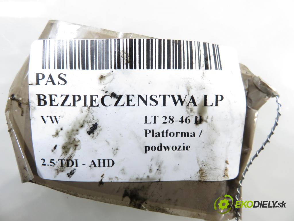 VW LT 28-46 II Platforma / podwozie (2DC, 2DF, 2DG, 2DL, 2DM) KABINA/PLATFORMA 1999 75,00 2.5 TDI - AHD 2461,00 držák BEZPEČNOST LP 9518000000