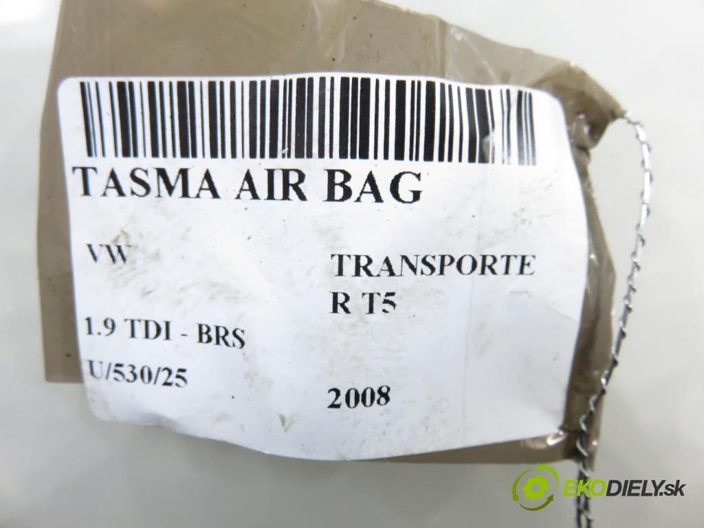 VW TRANSPORTER V Skrzynia (7HA, 7HH, 7EA, 7EH) FURGON 2008 75,00 1.9 TDI - BRS 1896,00 PÁSKA: air BAG 281434 ; 281433