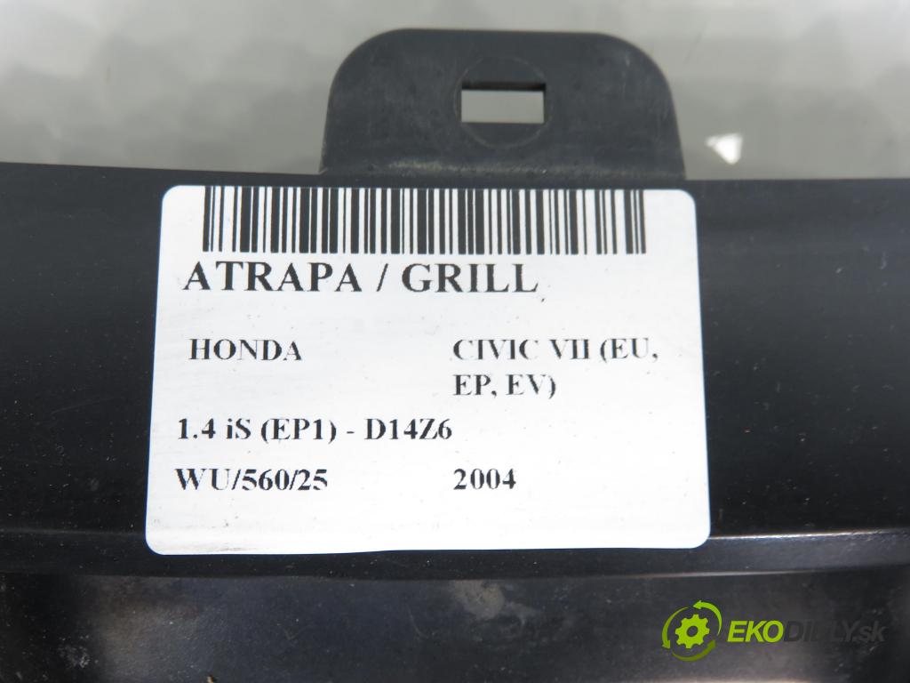 HONDA CIVIC VII Hatchback (EU, EP, EV) HB 2004 66,00 1.4 iS (EP1) 90 - D14Z6 1396,00 mřížka / maska 71121S6D