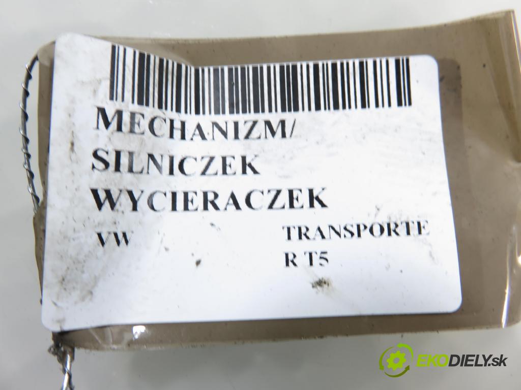 VW TRANSPORTER V Skrzynia (7HA, 7HH, 7EA, 7EH) FURGON 2008 75,00 1.9 TDI - BRS 1896,00 MECHANISMUS/ motorek stěračů 7H1955023B ; 443122363019