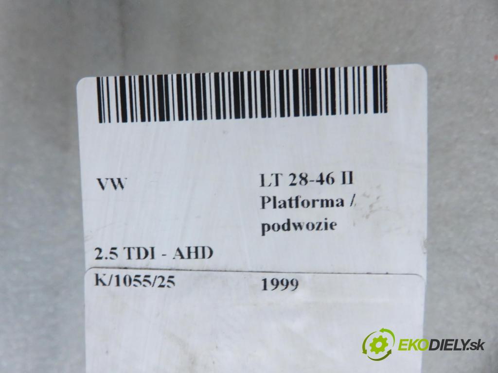 VW LT 28-46 II Platforma / podwozie (2DC, 2DF, 2DG, 2DL, 2DM) KABINA/PLATFORMA 1999 75,00 2.5 TDI - AHD 2461,00 okno OBRAZOVKY PŘEPÁŽKA