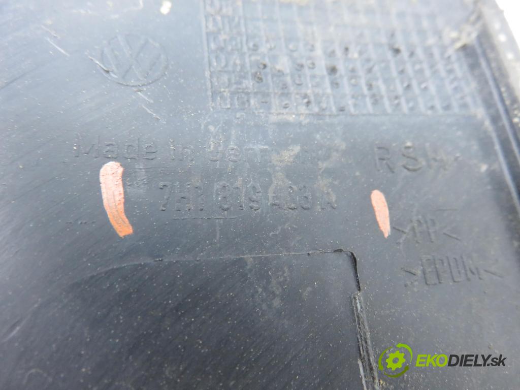 VW TRANSPORTER V Skrzynia (7HA, 7HH, 7EA, 7EH) FURGON 2008 75,00 1.9 TDI - BRS 1896,00 torpédo plast pod čelní okno 7H1819403A (Plast pod čelním sklem)