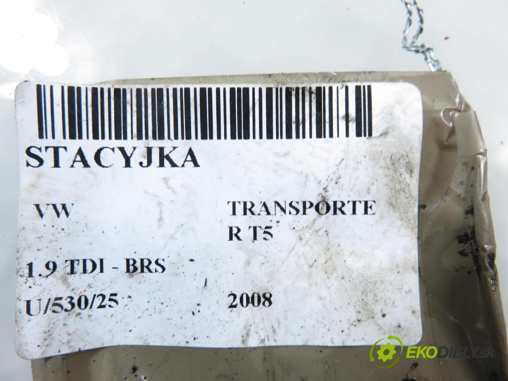 VW TRANSPORTER V Skrzynia (7HA, 7HH, 7EA, 7EH) FURGON 2008 75,00 1.9 TDI - BRS 1896,00 spinačka 4B0905851C (Spínacia skrinka)