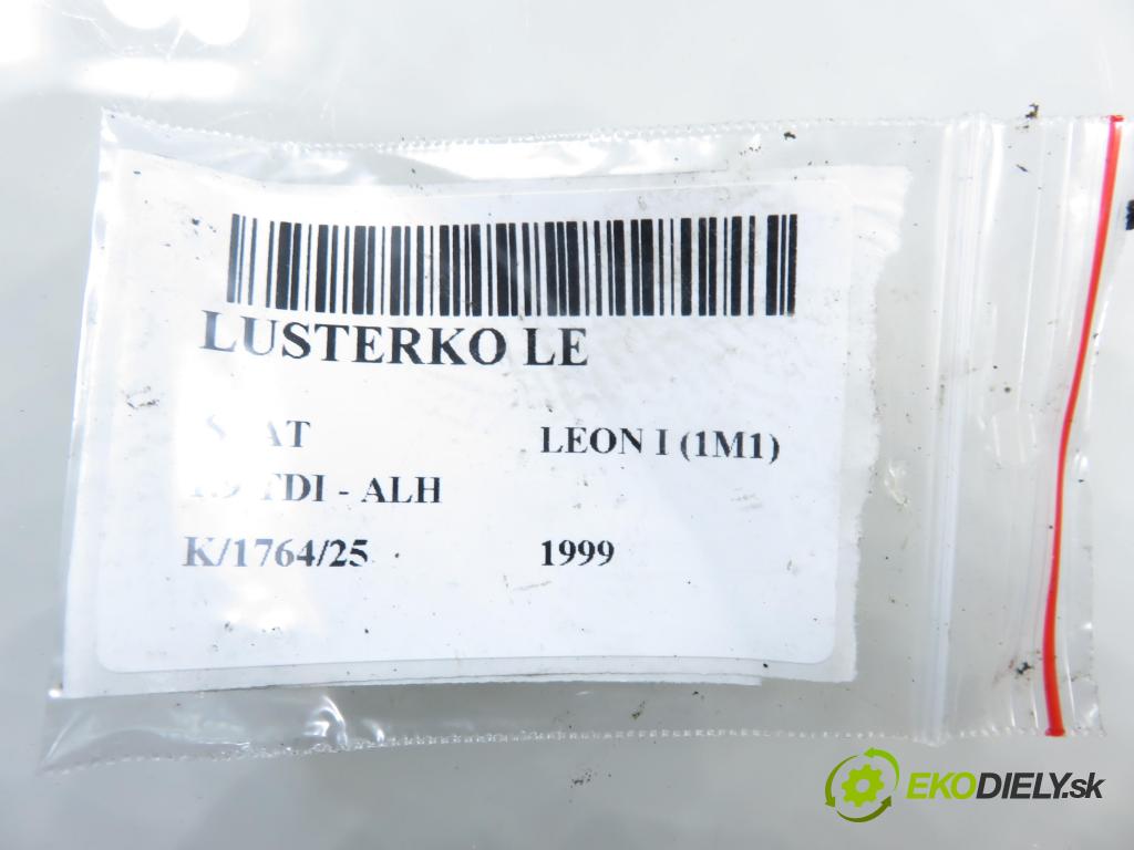 SEAT LEON (1M1) HB 1999 66,00 1.9 TDI 90 - ALH 1896,00 zpětné zrcátko 1M0857933