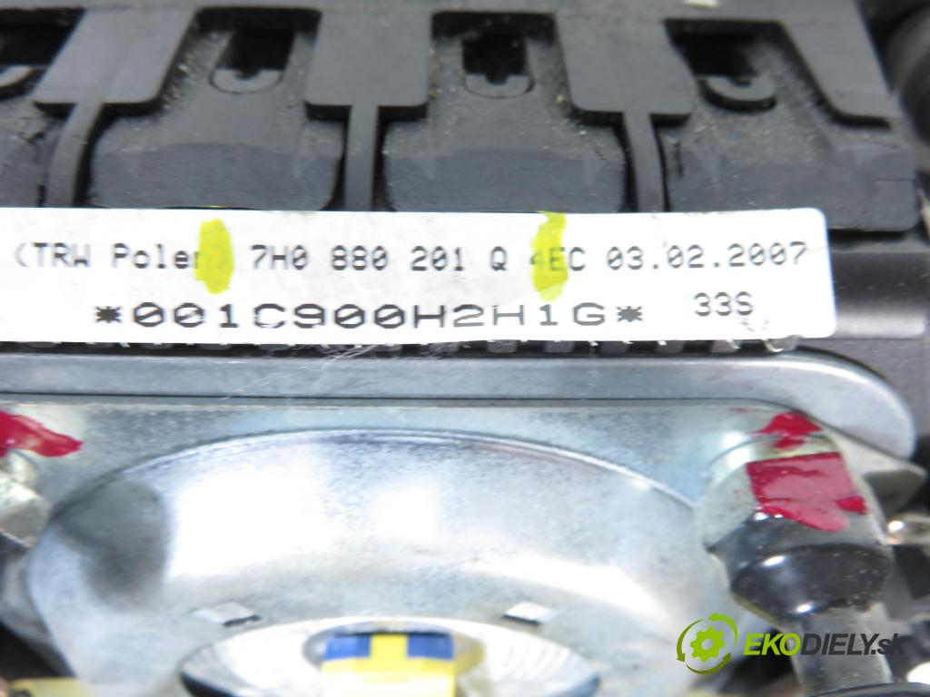 VW TRANSPORTER V Skrzynia (7HA, 7HH, 7EA, 7EH) FURGON 2008 75,00 1.9 TDI - BRS 1896,00 AirBag air BAG volantu 7H0880201Q