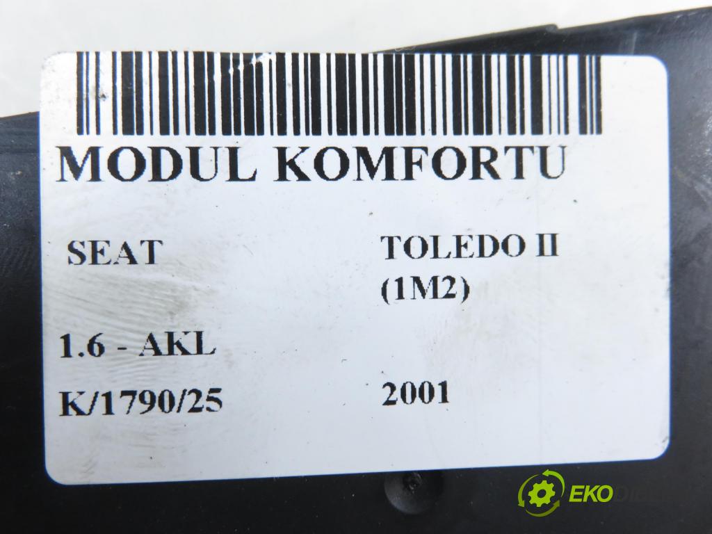 SEAT TOLEDO II (1M2) SEDAN 2001 74,00 1.6 - AKL 1595,00 MODUL komfortu 1C0959799E