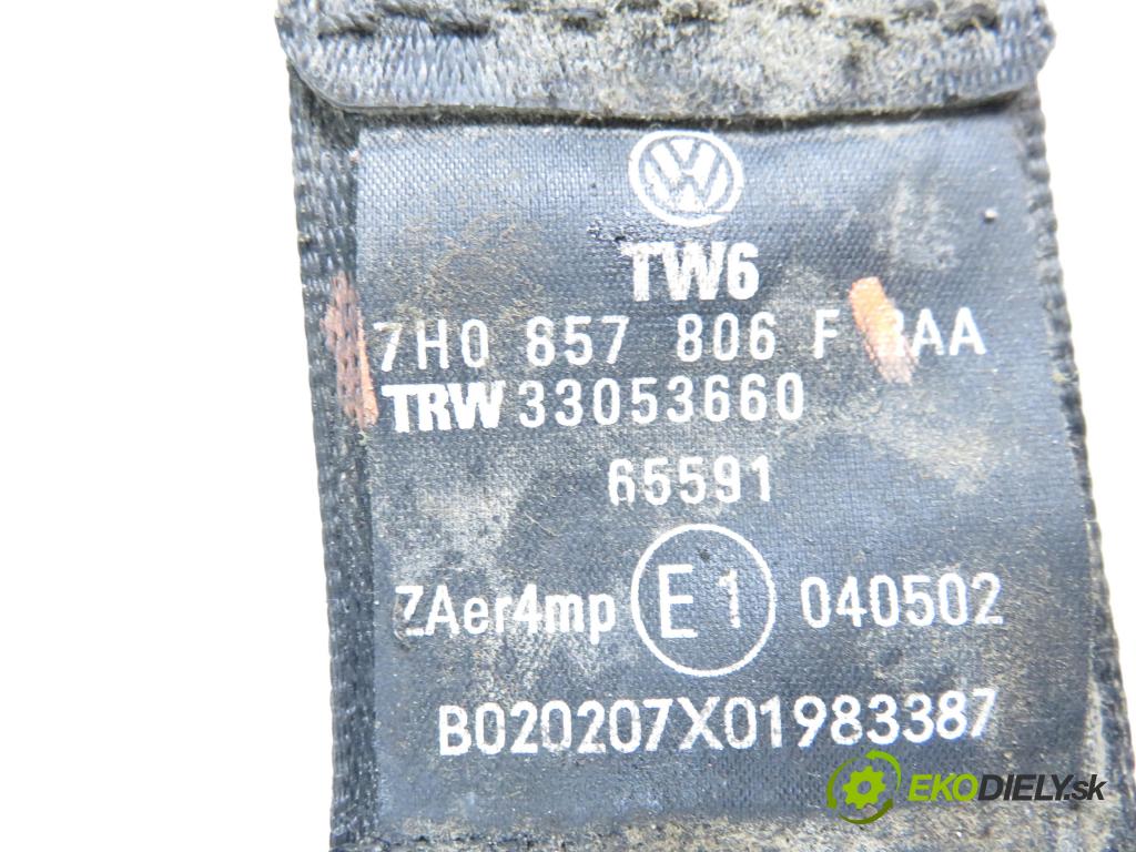 VW TRANSPORTER V Skrzynia (7HA, 7HH, 7EA, 7EH) FURGON 2008 75,00 1.9 TDI - BRS 1896,00 držák BEZPEČNOST PP 7H0857806F