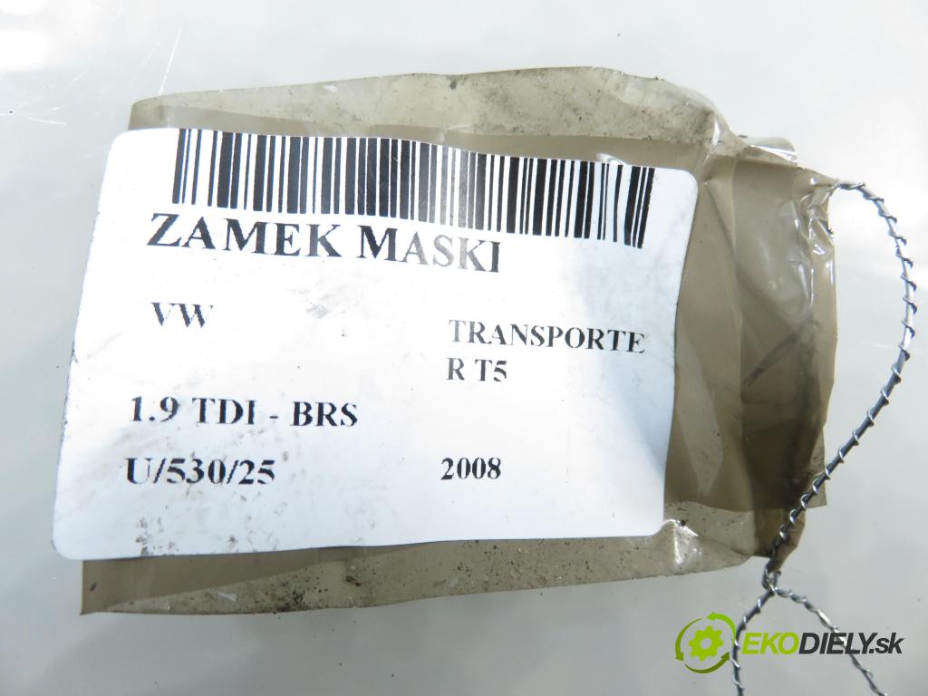 VW TRANSPORTER V Skrzynia (7HA, 7HH, 7EA, 7EH) FURGON 2008 75,00 1.9 TDI - BRS 1896,00 zámok kapoty 