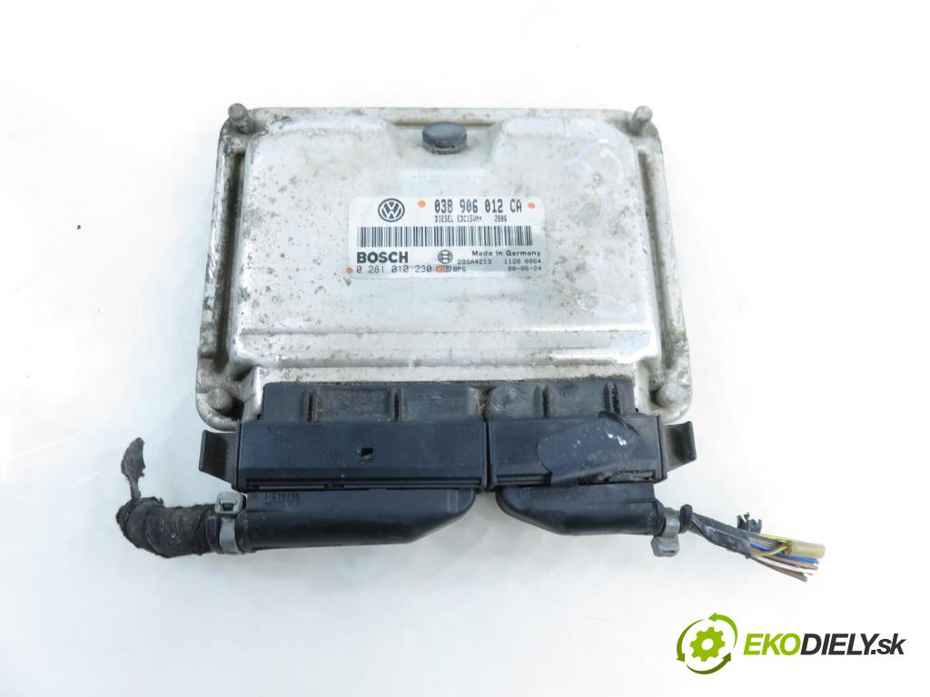 SEAT LEON (1M1) HB 1999 66,00 1.9 TDI 90 - ALH 1896,00 Riadiaca jednotka Motor 038906012CA ; 0281010230