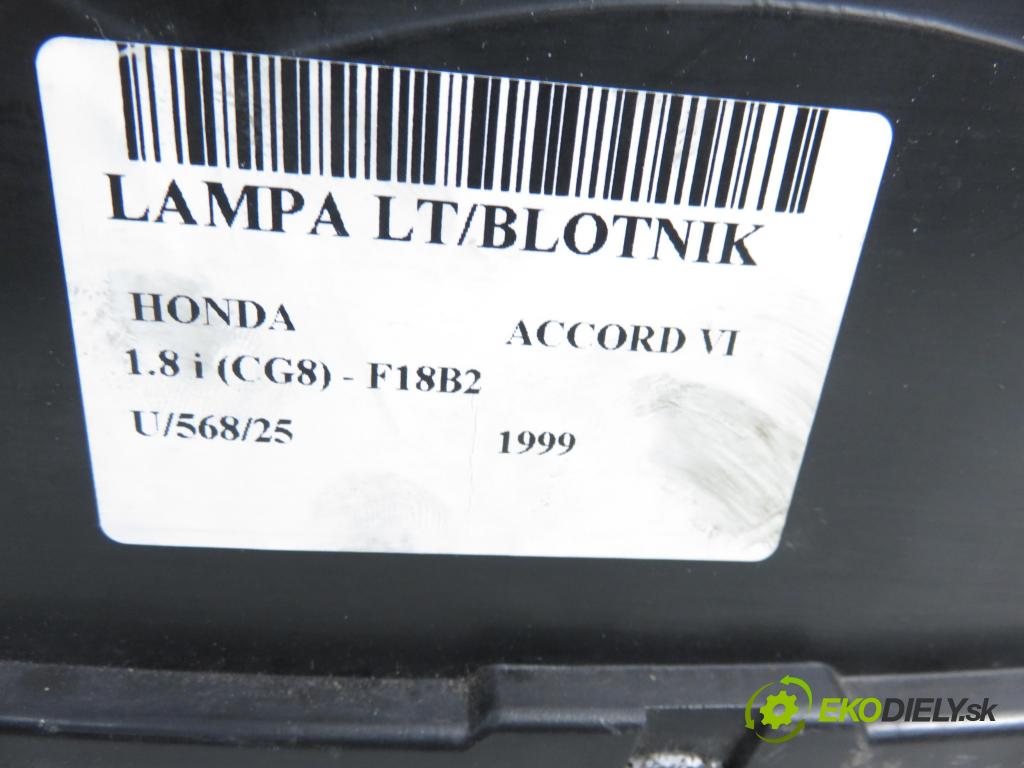 HONDA ACCORD VI (CK, CG, CH, CF8) SEDAN 1999 100,00 1.8 i (CG8) - F18B2 1850,00 Svetlo ľavé zadné 