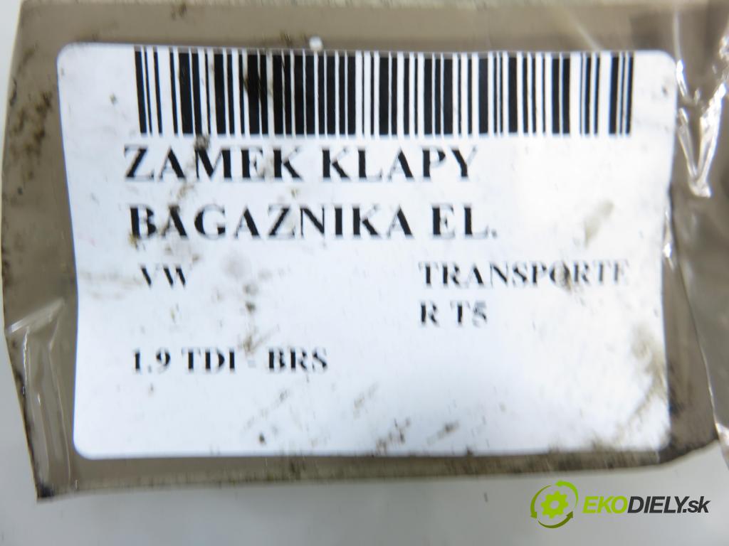 VW TRANSPORTER V Skrzynia (7HA, 7HH, 7EA, 7EH) FURGON 2008 75,00 1.9 TDI - BRS 1896,00 zámok dveří kufr MAN: 660272