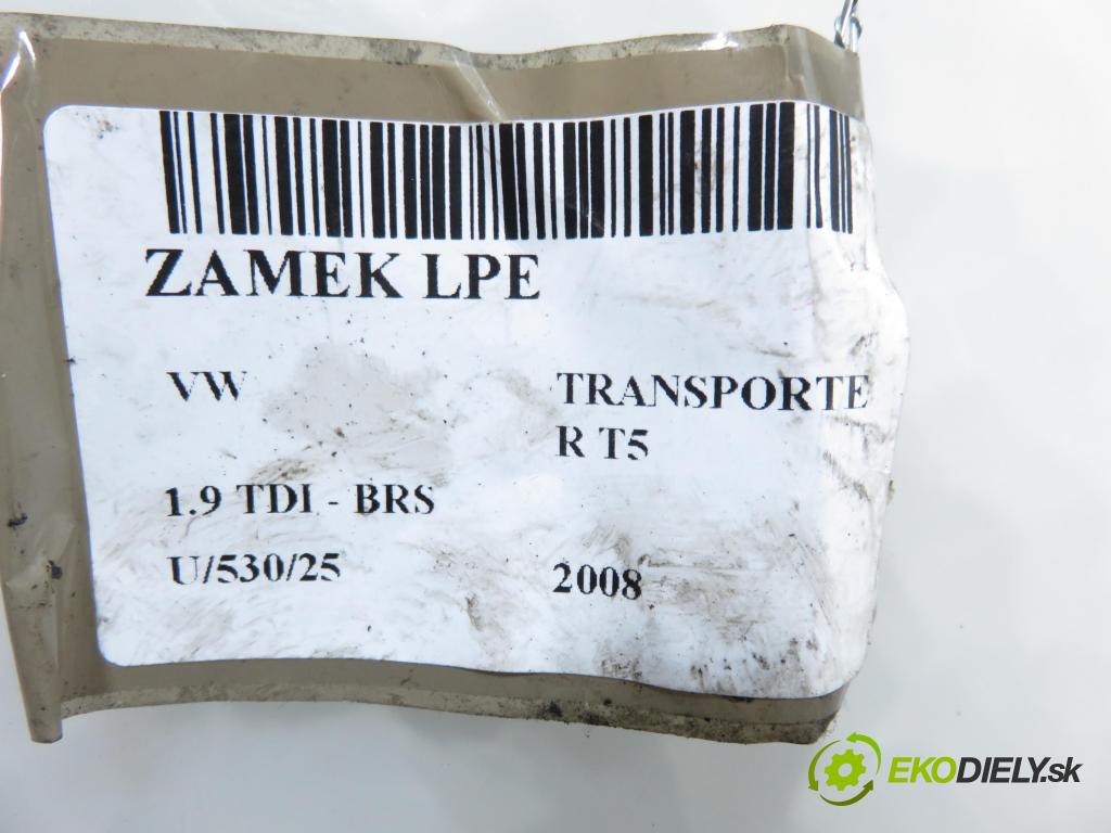 VW TRANSPORTER V Skrzynia (7HA, 7HH, 7EA, 7EH) FURGON 2008 75,00 1.9 TDI - BRS 1896,00 zámok 3B1837015AN