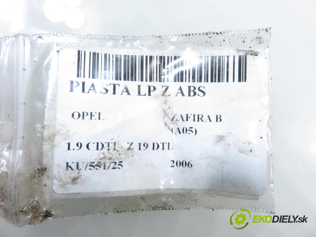 OPEL ZAFIRA B (A05) MINIVAN 2006 74,00 1.9 CDTI 8V 101 - Z 19 DTL 1910,00 náboj LP ABS 