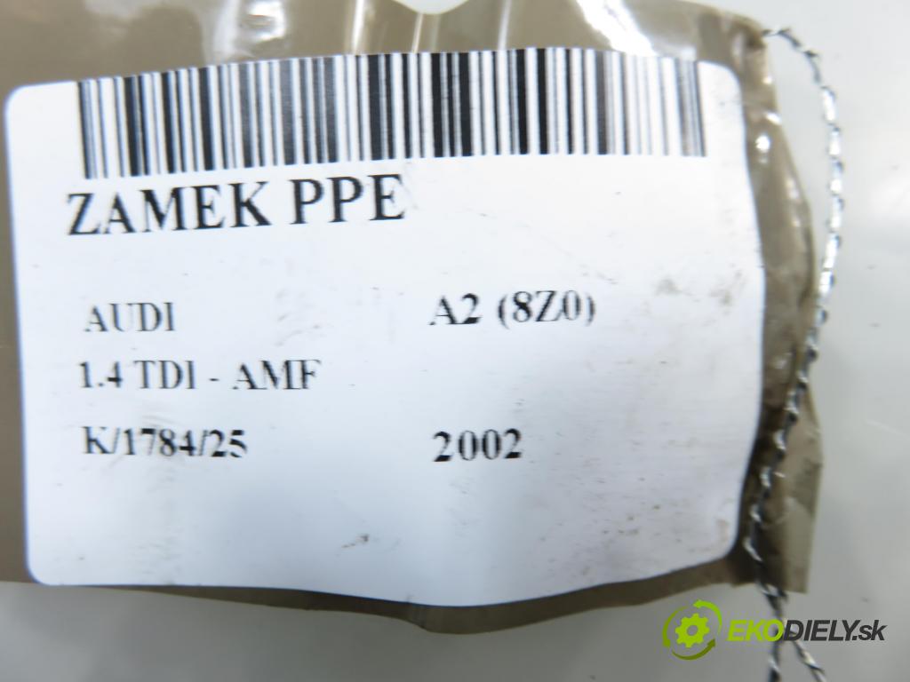 AUDI A2 (8Z0) HB 2002 55,00 1.4 TDI - AMF 1422,00 zámok PPE 8Z1837016E