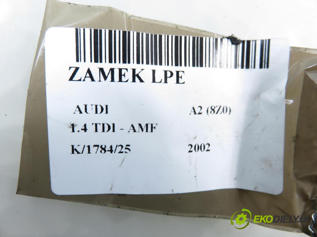 AUDI A2 (8Z0) HB 2002 55,00 1.4 TDI - AMF 1422,00 zámok 8Z1837015D