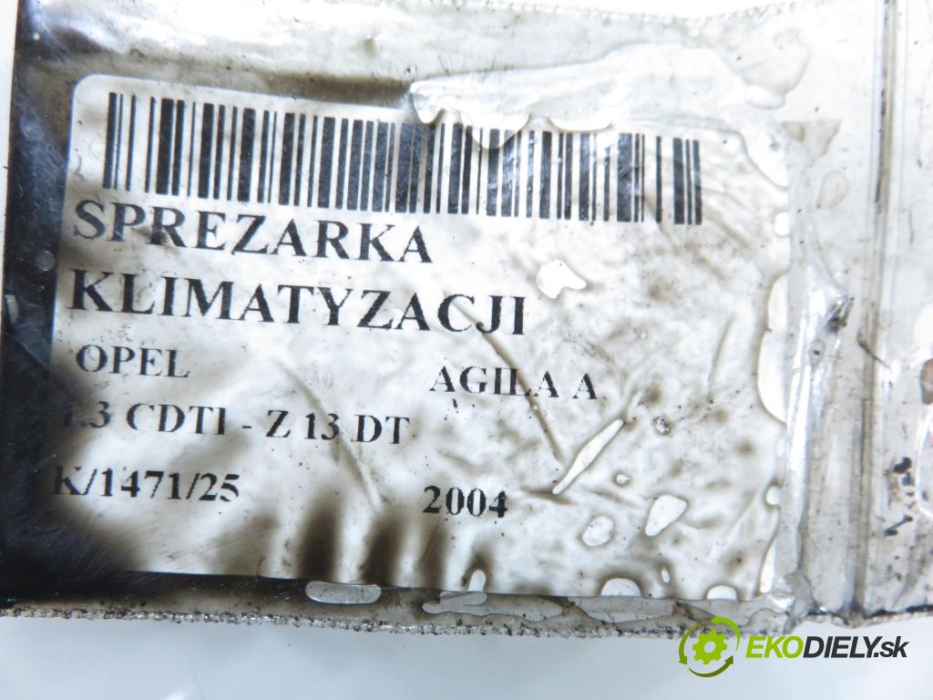 OPEL AGILA (A) (H00) HB 2004 51,00 1.3 CDTI - Z 13 DT 1248,00 KOMPRESOR: klimatizace  (Kompresor klimatizace)