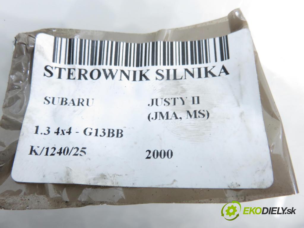 SUBARU JUSTY II (JMA, MS) HB 2000 0,00 1.3 4x4 - G13BB 1298,00 Riadiaca jednotka Motor 3392069E5 ; MB1120004495