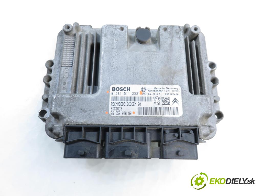 CITROEN XSARA PICASSO (N68) MINIVAN 2004 80,00 1.6 HDi 109 - 9HY (DV6TED4) 1560,00 Riadiaca jednotka Motor 0281011233 ; 9655600680