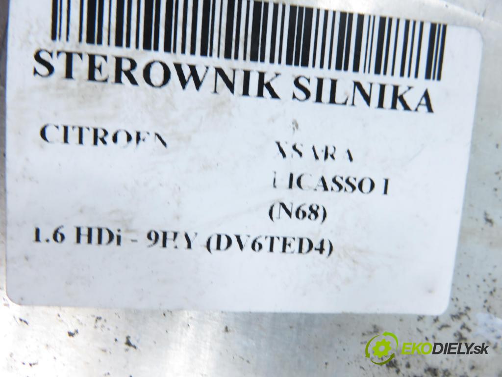 CITROEN XSARA PICASSO (N68) MINIVAN 2004 80,00 1.6 HDi 109 - 9HY (DV6TED4) 1560,00 řídící jednotka motora 0281011233 ; 9655600680