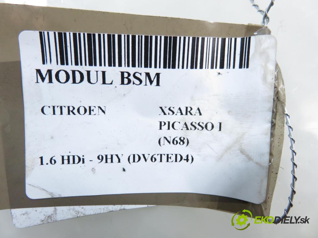 CITROEN XSARA PICASSO (N68) MINIVAN 2004 80,00 1.6 HDi 109 - 9HY (DV6TED4) 1560,00 MODUL BSM 9643498880