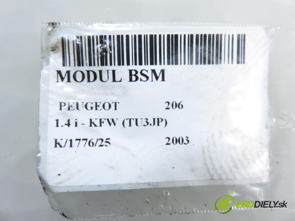 PEUGEOT 206 liftback (2A/C) HB 2003 55,00 1.4 75 - KFW 1360,00 MODUL BSM 9646405280