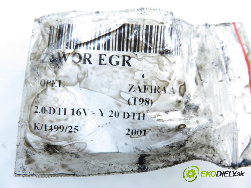 OPEL ZAFIRA A Nadwozie Wielkopojemne (MPV) (T98)  MINIVAN 2001 74,00 2.0 DTI 16V 101 - Y 20 DTH 1995,00 VENTIL EGR 