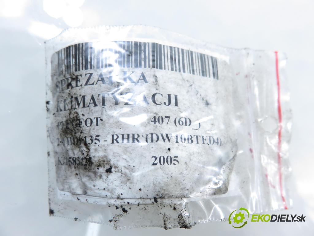 PEUGEOT 407 (6D_) SEDAN 2005 100,00 2.0 HDi 135 - RHR 1997,00 KOMPRESOR: klimatizace 9648138980 (Kompresor klimatizace)
