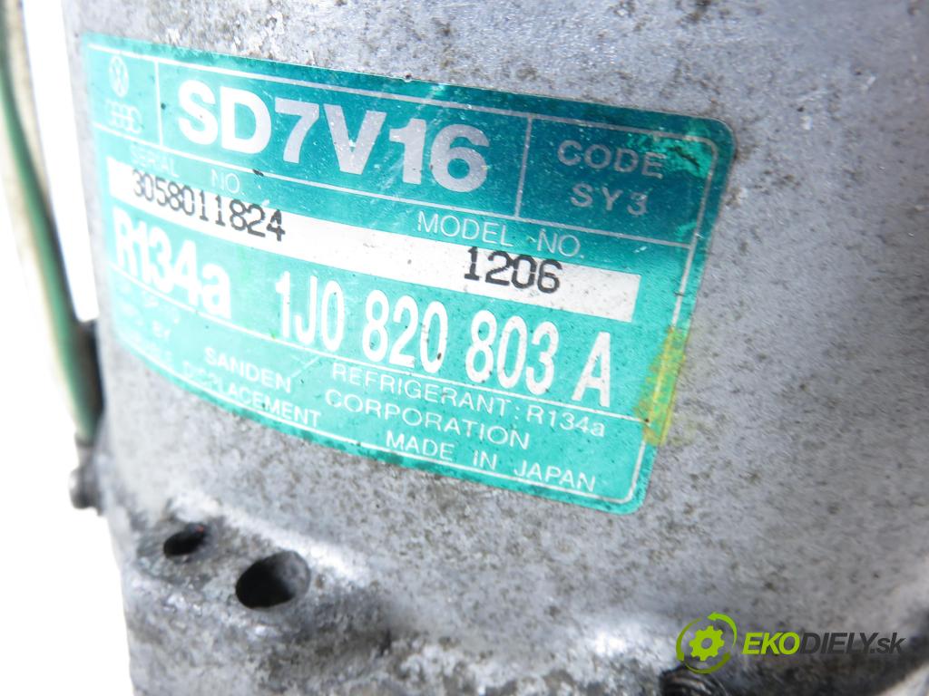 VW GOLF IV (1J1) HB 1998 55,00 1.4 16V 75 - AKQ 1390,00 KOMPRESOR: klimatizace 1J0820803A (Kompresor klimatizace)