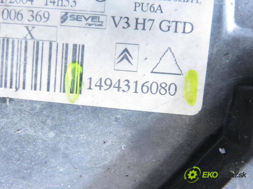 CITROEN C8 (EA_, EB_) MINIVAN 2005 0,00 2.0 HDi - RHT (DW10ATED4) 1997,00 Svetlo LP 1494316080