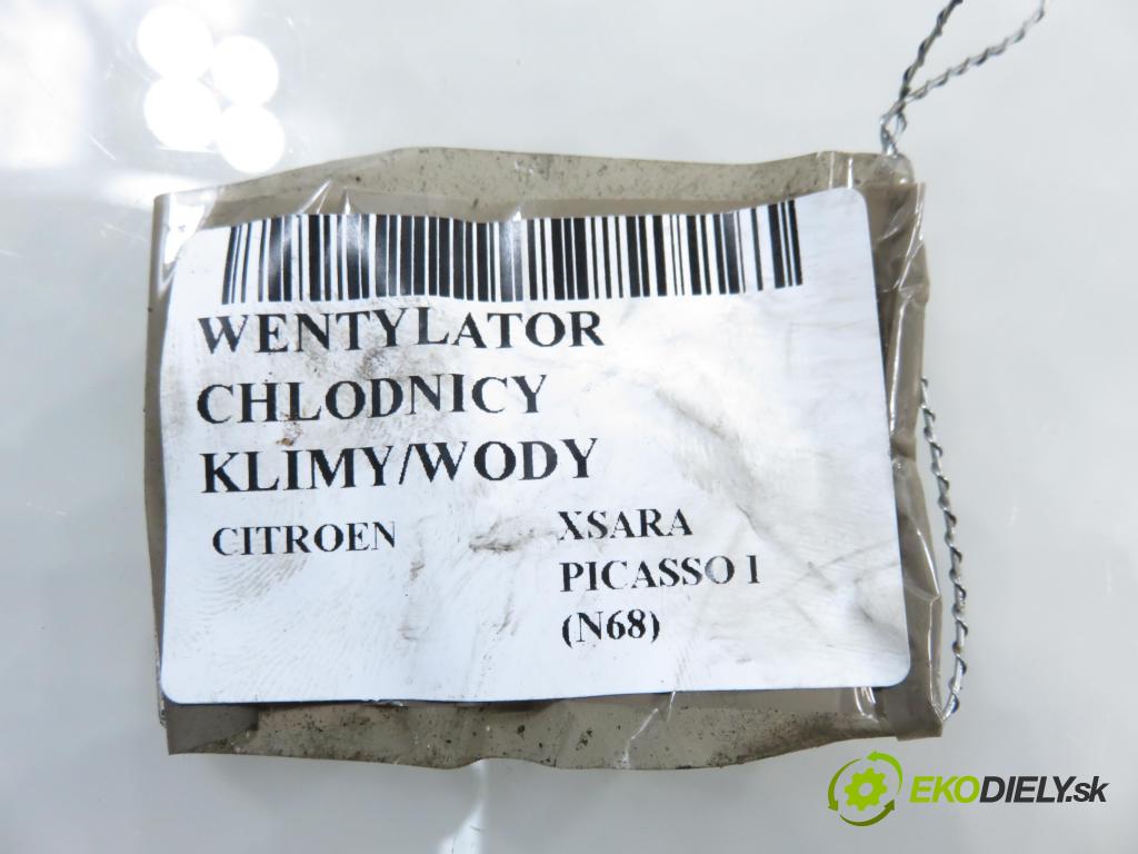 CITROEN XSARA PICASSO (N68) MINIVAN 2004 80,00 1.6 HDi 109 - 9HY (DV6TED4) 1560,00 Ventilátor chladič klíma/voda 1831606000