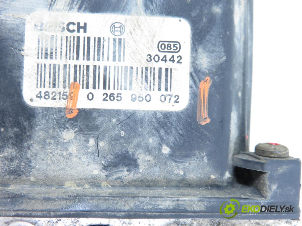 CITROEN XSARA PICASSO (N68) MINIVAN 2004 80,00 1.6 HDi 109 - 9HY (DV6TED4) 1560,00 Pumpa ABS 0265950072 (Pumpa ABS)