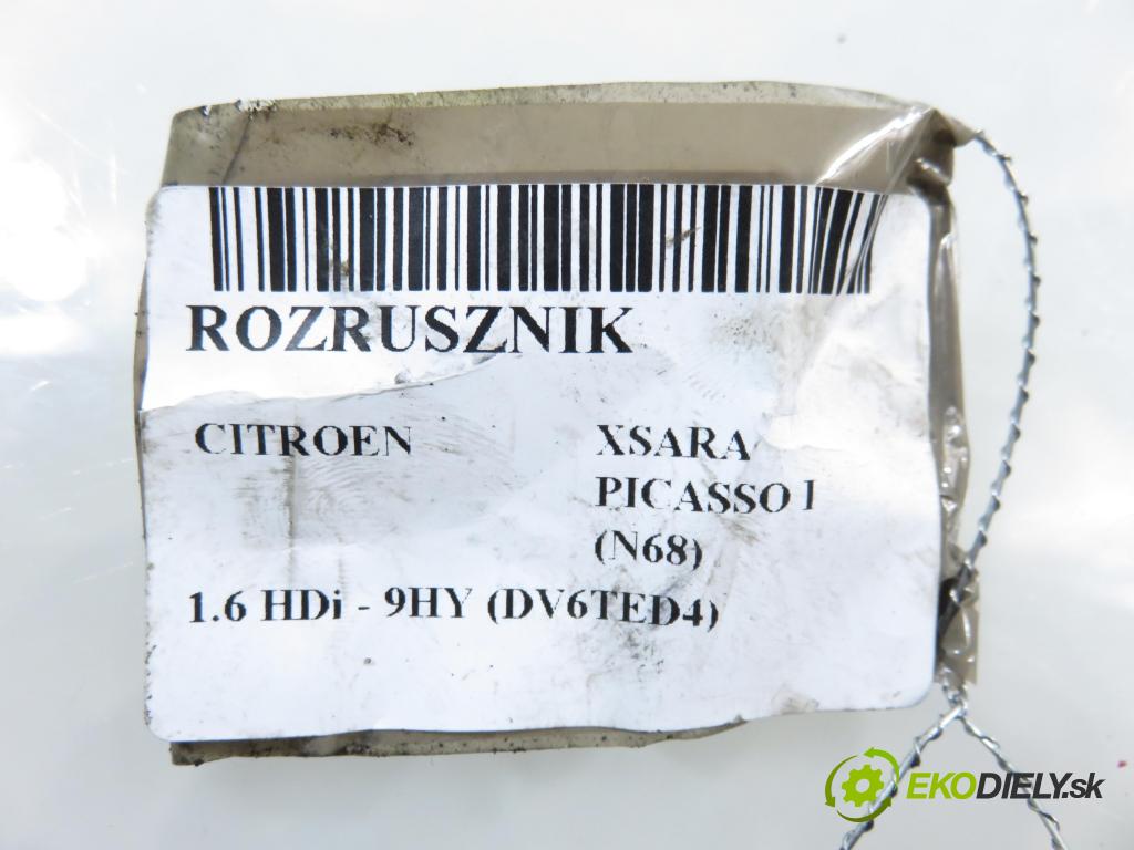 CITROEN XSARA PICASSO (N68) MINIVAN 2004 80,00 1.6 HDi 109 - 9HY (DV6TED4) 1560,00 Štartér D7G26 (Štartér)
