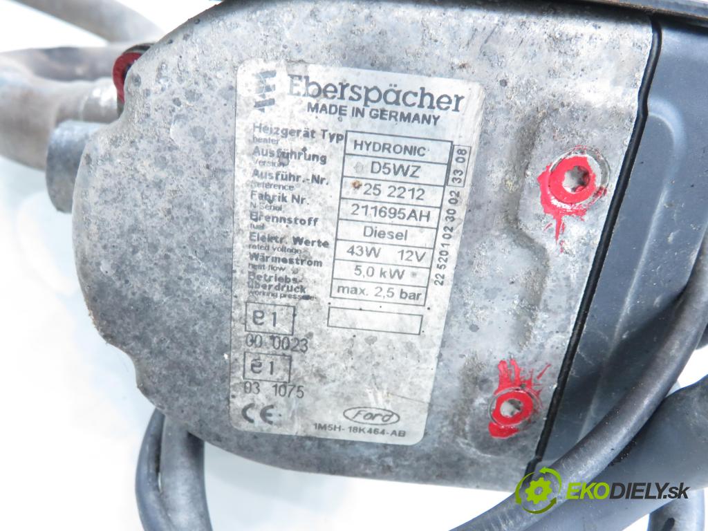 FORD TRANSIT CONNECT (P65_, P70_, P80_) KOMBIVAN 2008 81,00 1.8 TDCi - RWPA 1753,00 Webasto 2T1H18K463BF ; 1M5H18K464AB (Webasto (nezávislé kúrenie))