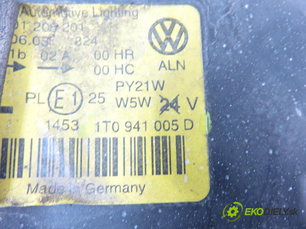 VW TOURAN (1T1, 1T2) MINIVAN 2005 75,00 1.6 - BGU 1595,00 světlo LP 1T0941005D