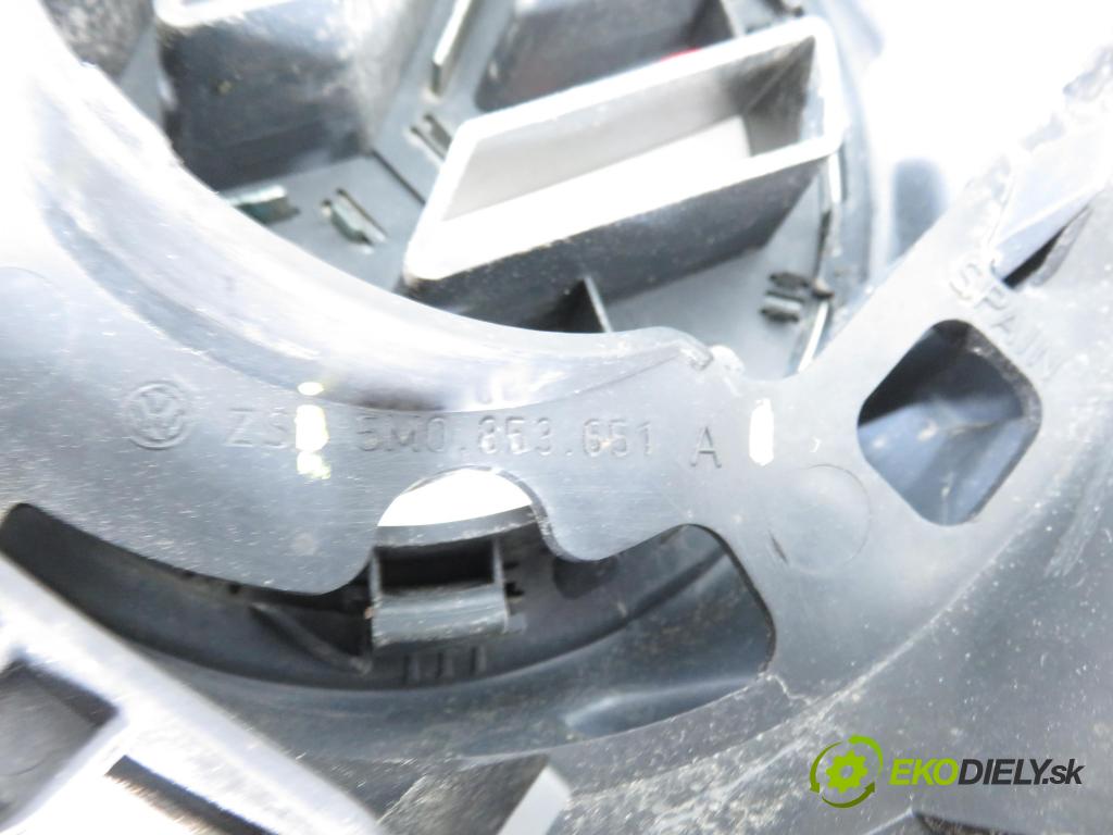 VW GOLF PLUS (5M1, 521) HB 2006 66,00 1.9 TDI - BRU 1896,00 mřížka / maska 5M0853653 ; 5M0853655A ; 5M0853651A