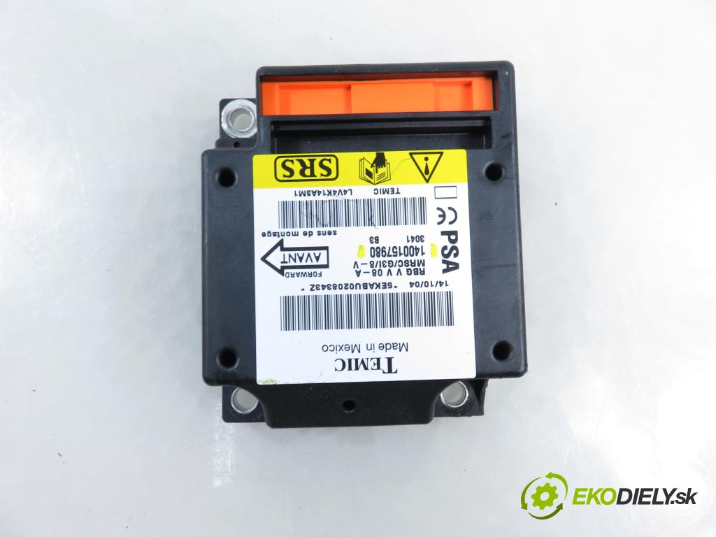 CITROEN C8 (EA_, EB_) MINIVAN 2005 0,00 2.0 HDi - RHT (DW10ATED4) 1997,00 MODUL air BAG 1400157980