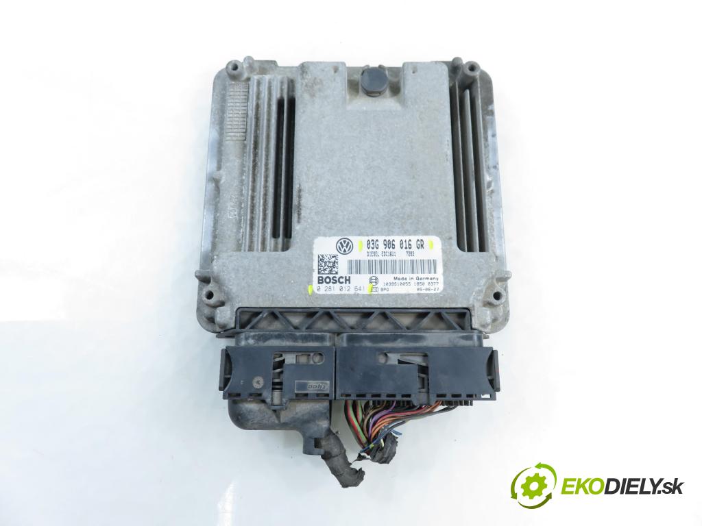 VW GOLF PLUS (5M1, 521) HB 2006 66,00 1.9 TDI - BRU 1896,00 Riadiaca jednotka Motor 03G906016GR ; 0281012641