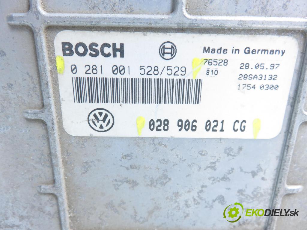 VW SHARAN (7M8, 7M9, 7M6) MINIVAN 1997 81,00 1.9 TDI 110 - AFN 1896,00 Riadiaca jednotka Motor 028906021CG ; 0281001528 ; 0281001529