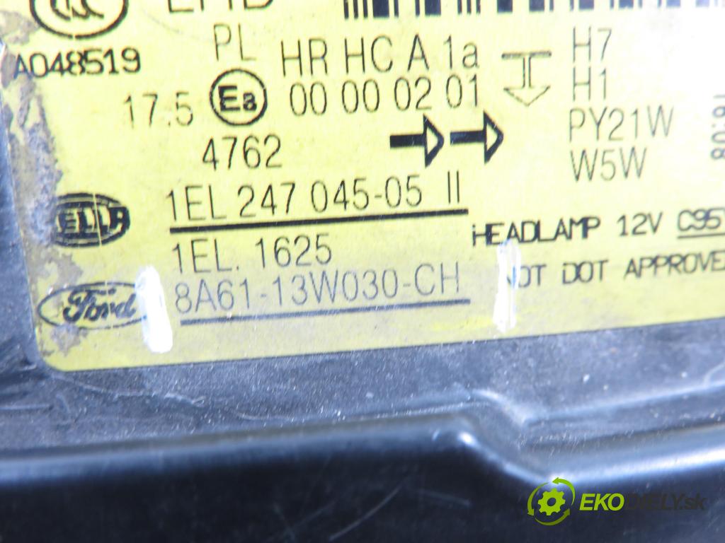 FORD FIESTA VI (CB1,CCN) HB 2009 44,00 1.25 - STJA 1242,00 Svetlo LP 8A6113W030CH
