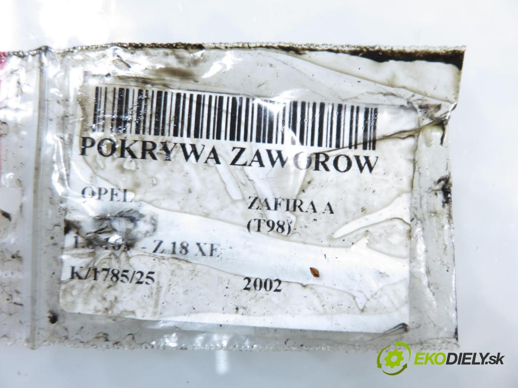 OPEL ZAFIRA A Nadwozie Wielkopojemne (MPV) (T98)  MINIVAN 2002 92,00 1.8 16V 125 - Z 18 XE 1796,00 kryt Ventilů 90536413