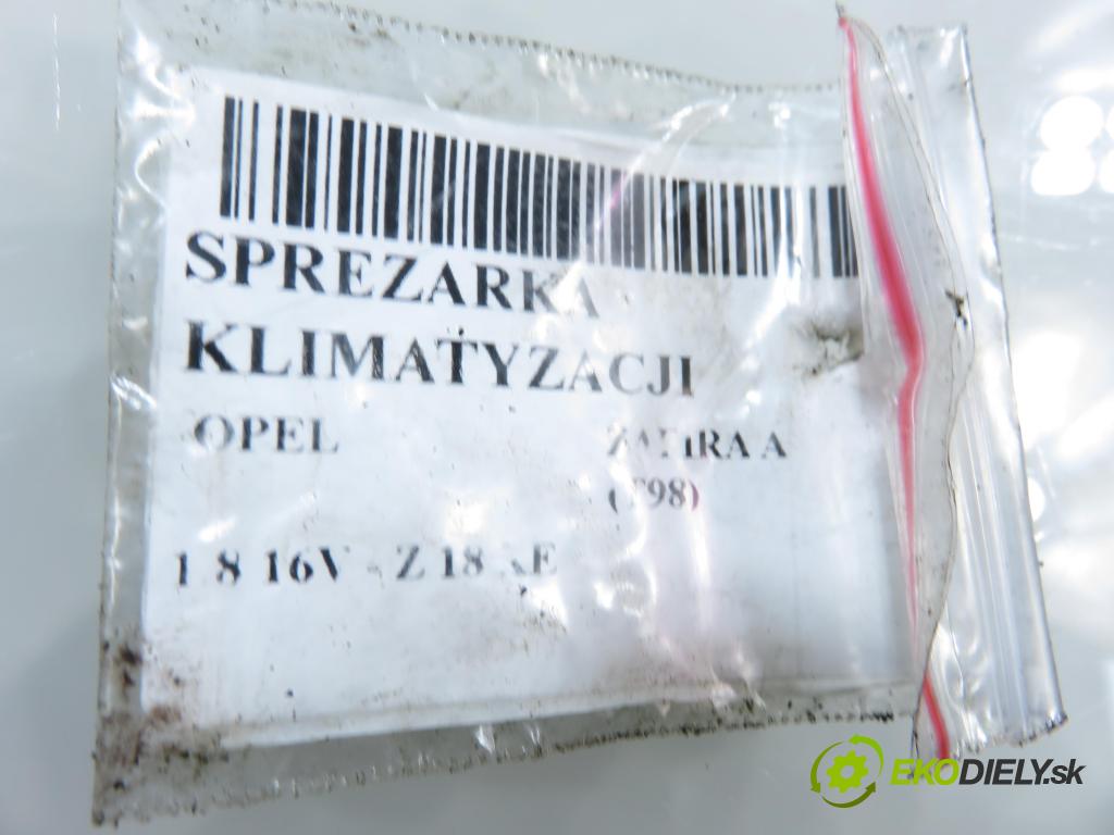 OPEL ZAFIRA A Nadwozie Wielkopojemne (MPV) (T98)  MINIVAN 2002 92,00 1.8 16V 125 - Z 18 XE 1796,00 KOMPRESOR: klimatizace 24464151 (Kompresor klimatizace)