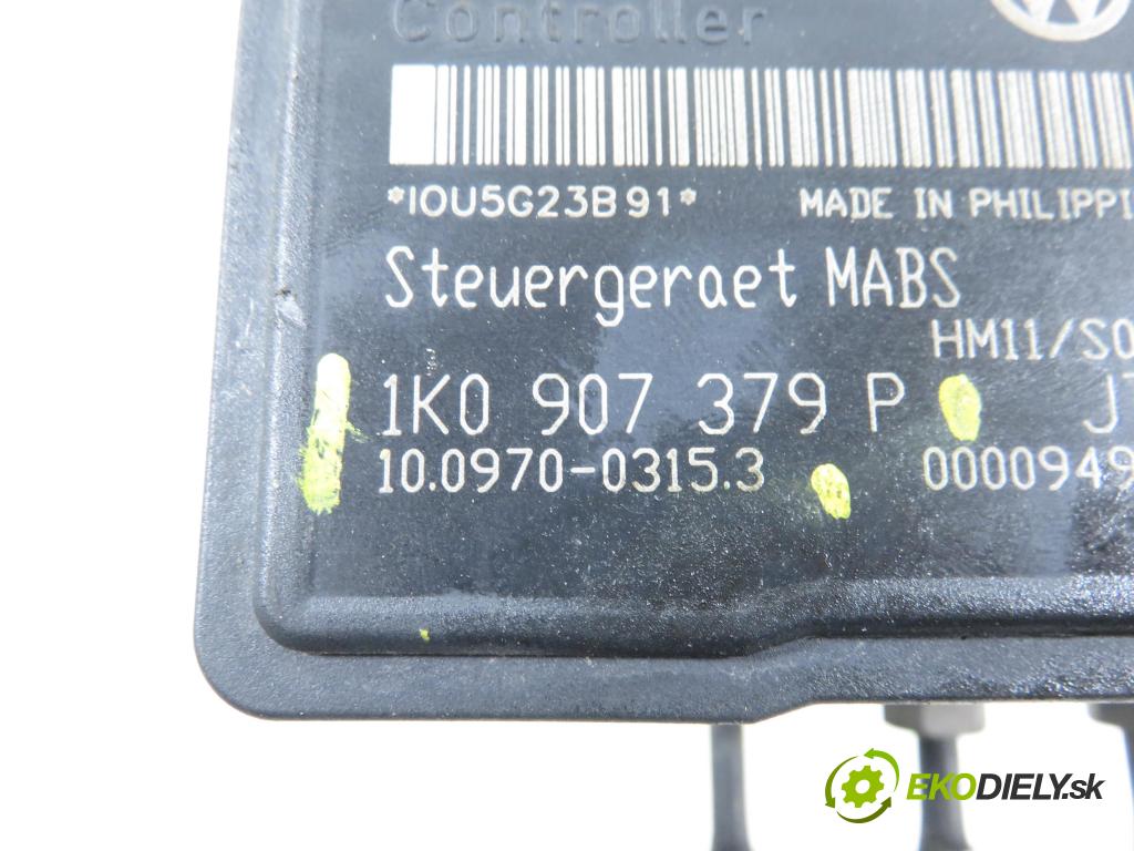 VW GOLF PLUS (5M1, 521) HB 2006 66,00 1.9 TDI - BRU 1896,00 Pumpa ABS 1K0907379P ; 10097003153 ; 1K0614117H (Pumpa ABS)