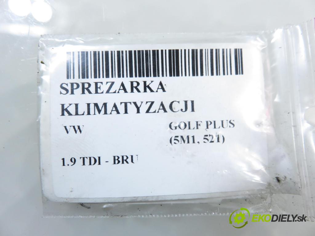 VW GOLF PLUS (5M1, 521) HB 2006 66,00 1.9 TDI - BRU 1896,00 KOMPRESOR: klimatizace 1K0820803Q (Kompresor klimatizace)