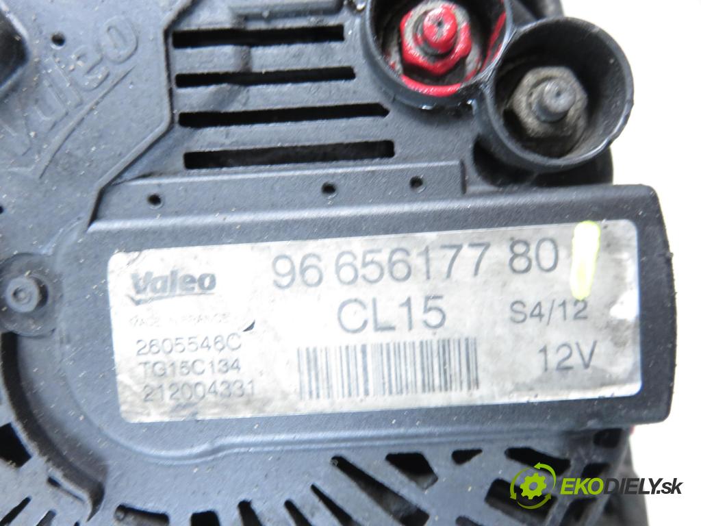 CITROEN C8 (EA_, EB_) MINIVAN 2005 0,00 2.0 HDi - RHT (DW10ATED4) 1997,00 Alternátor 9665617780 (Alternátor)