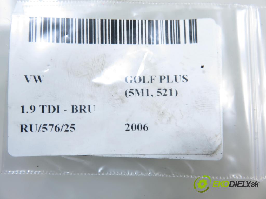 VW GOLF PLUS (5M1, 521) HB 2006 66,00 1.9 TDI - BRU 1896,00 MECHANISMUS/ motorek stěračů 5M0955023D ; 3397020815 ; 5M0955119A