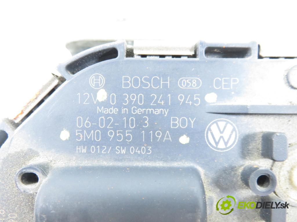 VW GOLF PLUS (5M1, 521) HB 2006 66,00 1.9 TDI - BRU 1896,00 MECHANISMUS/ motorek stěračů 5M0955023D ; 3397020815 ; 5M0955119A