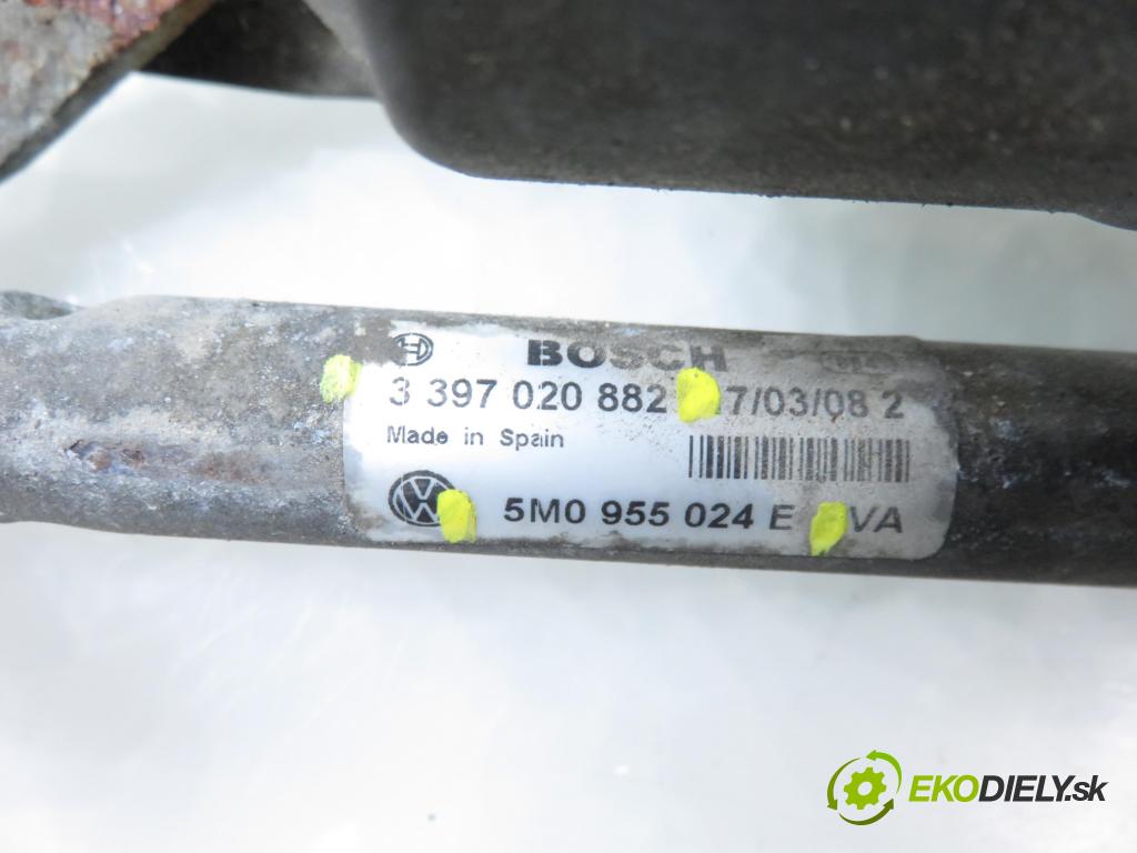 VW GOLF PLUS (5M1, 521) HB 2006 66,00 1.9 TDI - BRU 1896,00 Motorček stieračov 5M0955024E ; 3397020882 ; 5M0955120A