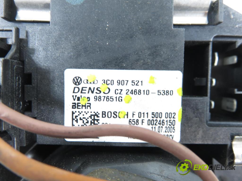 VW GOLF PLUS (5M1, 521) HB 2006 66,00 1.9 TDI - BRU 1896,00 ventilátor větráku 3C1820015E ; 3C0907521 ; F011500002
