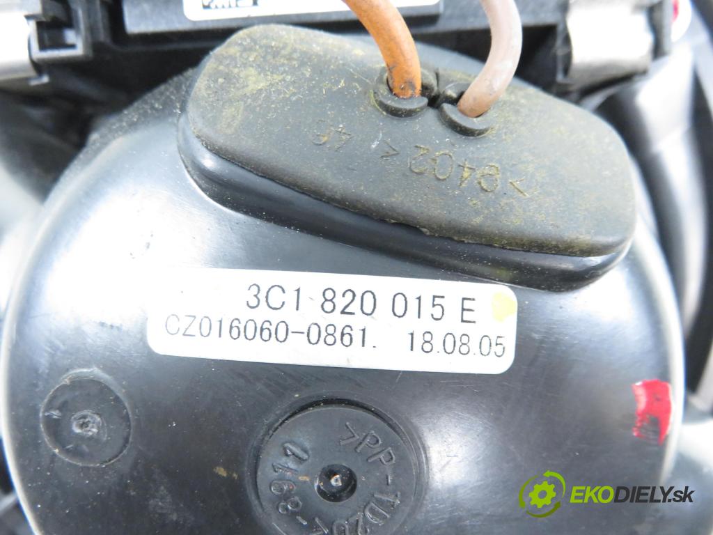 VW GOLF PLUS (5M1, 521) HB 2006 66,00 1.9 TDI - BRU 1896,00 ventilátor větráku 3C1820015E ; 3C0907521 ; F011500002